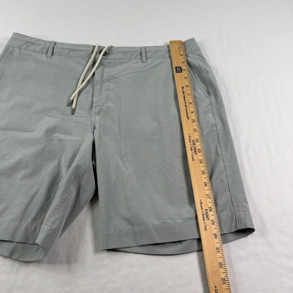 Faherty Shorts Mens 38‎ Gray All Day Chino Casual Hybrid Drawstring